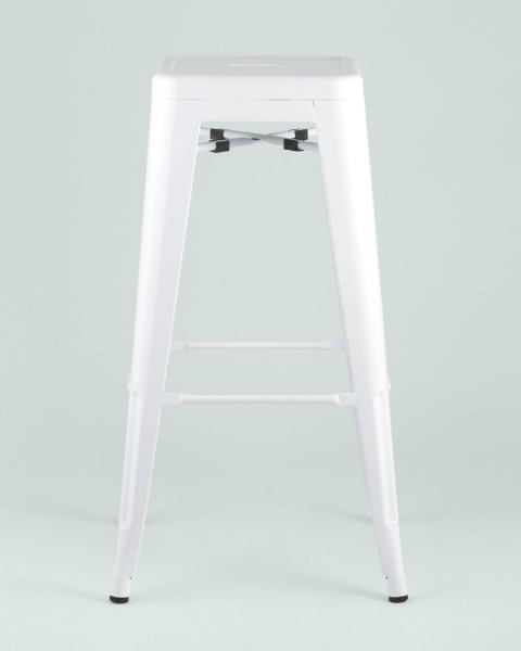 Стул барный TOLIX белый глянцевый