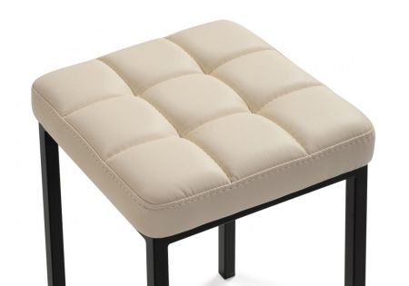 Табурет Байя экокожа d1, черный матовый