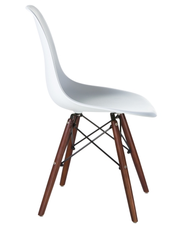 Стул обеденный LMZL-PP623 ножки темный бук сиденья белый
