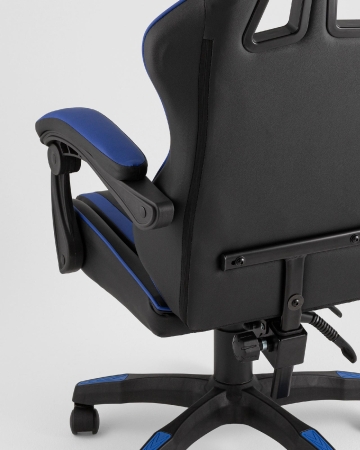 Кресло спортивное TopChairs Shadow черно-синий