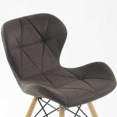 Стул Perfecto темно-коричневая рогожка