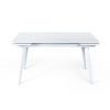Стол раскладной Buren (140+30+30) керамика светлая