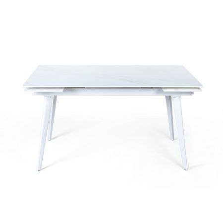 Стол раскладной Buren (140+30+30) керамика светлая