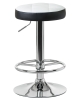 Табурет барный BRUNO бело-черный