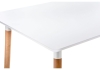 Стол Table 120 белый, светлое дерево