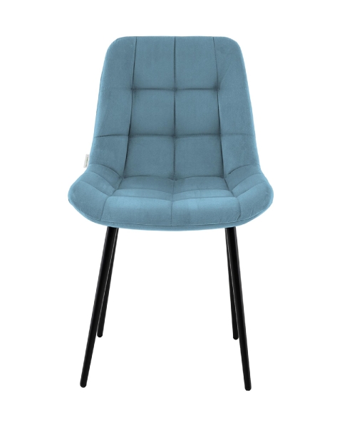 Стул Флекс N велюр пыльно-голубой