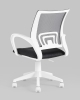 Кресло офисное ST-BASIC-W TopChairs серый крестовина пластик белый