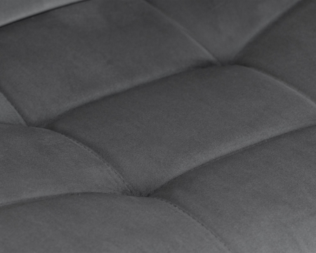 Набор 2 шт Стул барный TAILOR BLACK, серый велюр (MJ9-75)