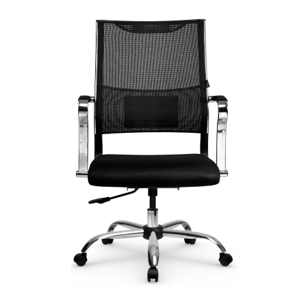 Кресло ErgoLife Sit Air M3-290K пиастра, стальное хромированное основание с овальным сечением лучей