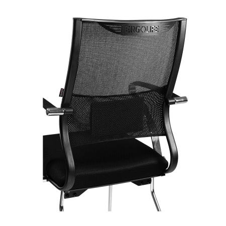 Кресло ErgoLife Sit Air M3-290K неповоротное основание, каркас стальной хромированный