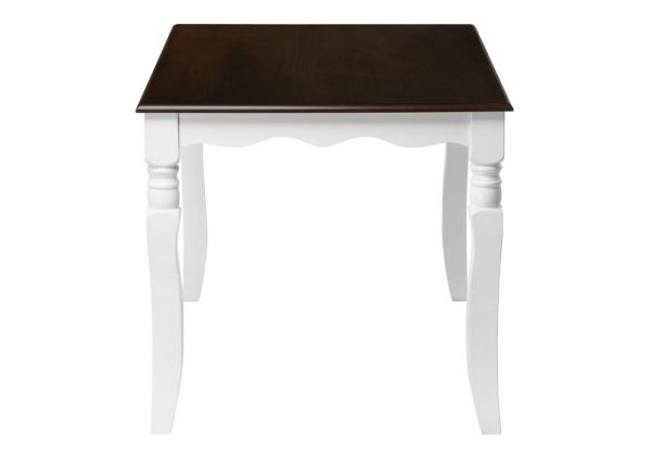 Деревянный стол Provance белый, дуб