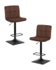 Набор 2 шт Стул барный DOMINIC, шоколадный велюр (MJ9-111)