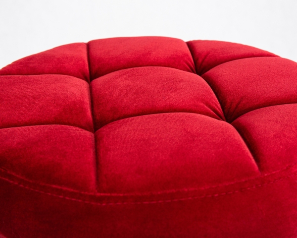 Табурет барный BRUNO черный, бордо велюр MJ9-43