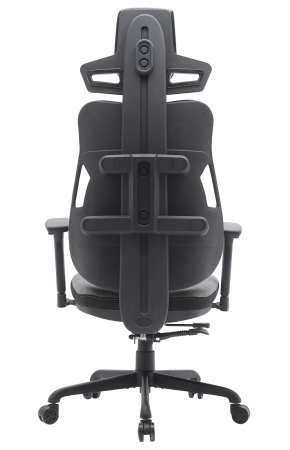 Кресло для геймера Serval S ткань, черно-серый