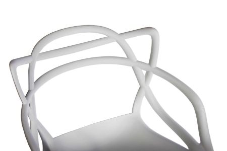 Полубарный стул Masters серый