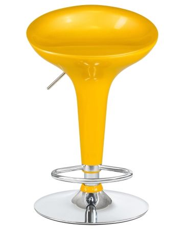 Стул барный BOMBA желтый