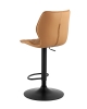 Стул барный Dome экокожа коричневый