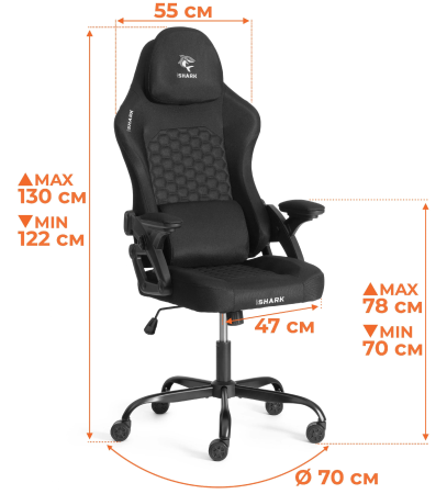 Кресло iShark черный