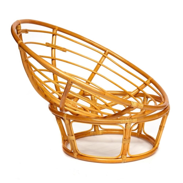 Кресло "PAPASAN" 23/01 W с подушкой мед, ткань коричневый, 3М7-147