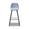 Стул барный 350B голубой TD3052-4, черный