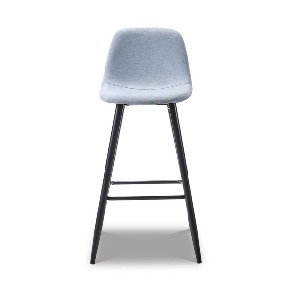 Стул барный 350B голубой TD3052-4, черный