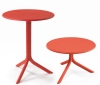 Стол пластиковый обеденный Spritz + Spritz Mini коралловый