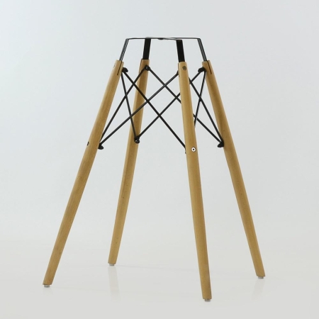 Подстолье T-8L, H-710мм бесцветный с набором крепежа, широкое (для столешниц диаметром 110-120см)