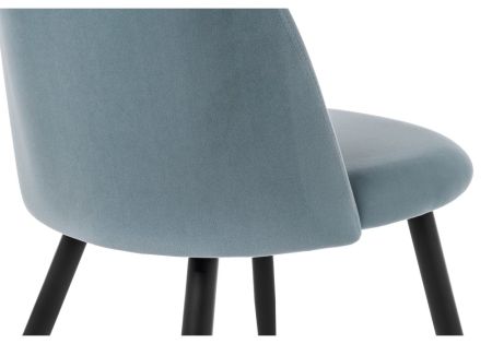 Стул Gabi 1 светло-синий, черный