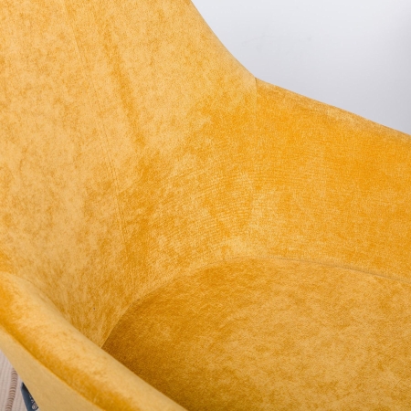 Кресло бар Kent Желт/Линк золото