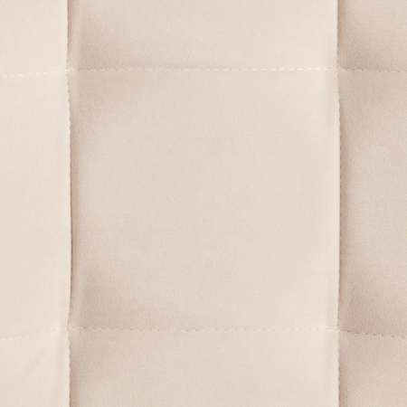 Стул обеденный Medeo белый и серый, ткань и металл, мягкое сиденье, без подлокотников