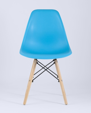 Стул Eames Style DSW бирюзовый (разборный каркас)