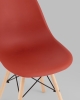 Стул Eames Style DSW терракотовый x4 (разборный каркас)