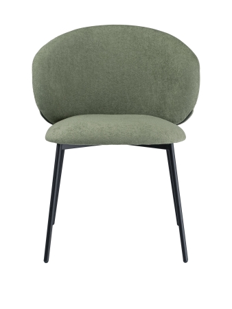 Стул для кухни SOLIS зеленый букле MOSS 615