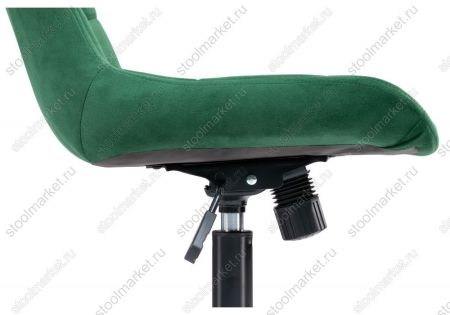 Стул Честер черный, зеленый