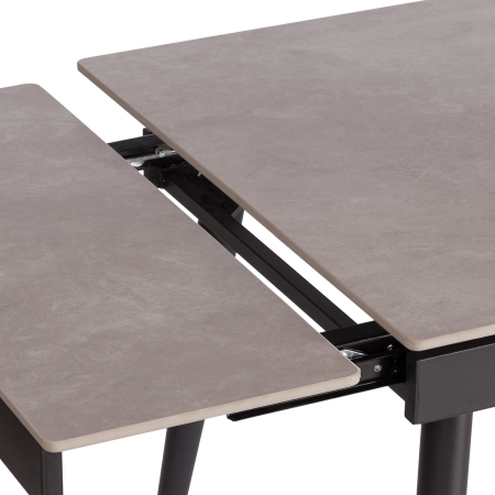 Стол обеденный Lord Grey/Лорд Грей светло-серый и черный