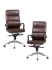 Набор 2 шт Офисное кресло для руководителей ARNOLD, коричневый