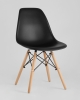 Стул Eames Style DSW черный (разборный каркас) фото в интернет-магазине Stoolmarket