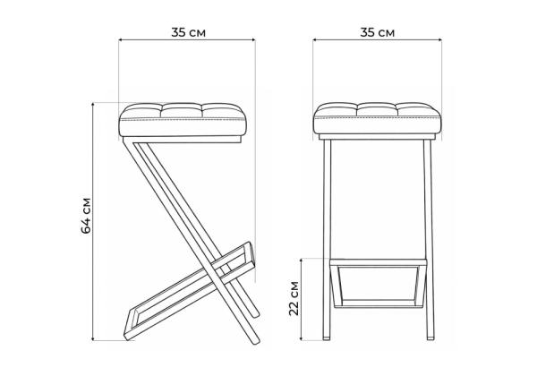Барный стул Амаури микровелюр катания сильвер, черный