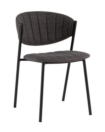 Стул Харпер ткань рогожка темно-серый