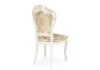 Стул деревянный Bronte молочный, патина