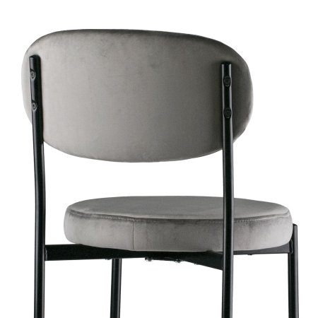 Стул Maso велюр серый