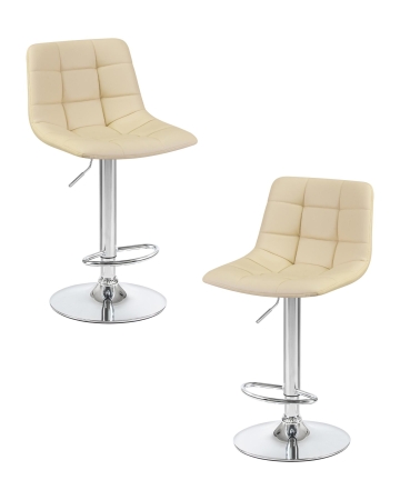 Набор 2 шт Стул барный TAILOR, кремовый