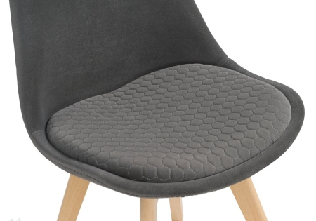 Стул деревянный Bonuss темно-серый, светлое дерево