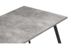 Стол деревянный Кортни 117 (157) x 77 бетон светлый, черный матовый