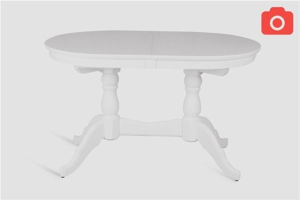 Стол обеденный Лилия-1300 слоновая кость 9001