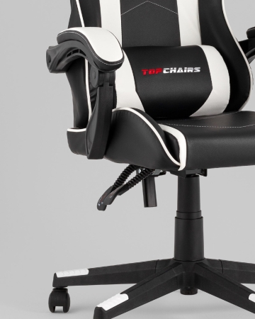 Кресло спортивное Shadow TopChairs черно-белый