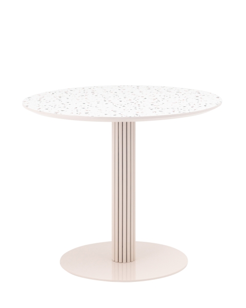 Стол обеденный Stem D90 терраццо