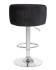Стул барный DARCY черный велюр 1922-21