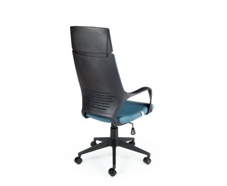 Компьютерное кресло IQ голубой и черный