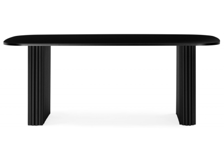 Стол деревянный Бавария B 180 х 90 черная пленка шагрень, черный